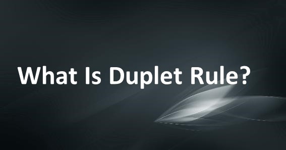 what is duplet rule